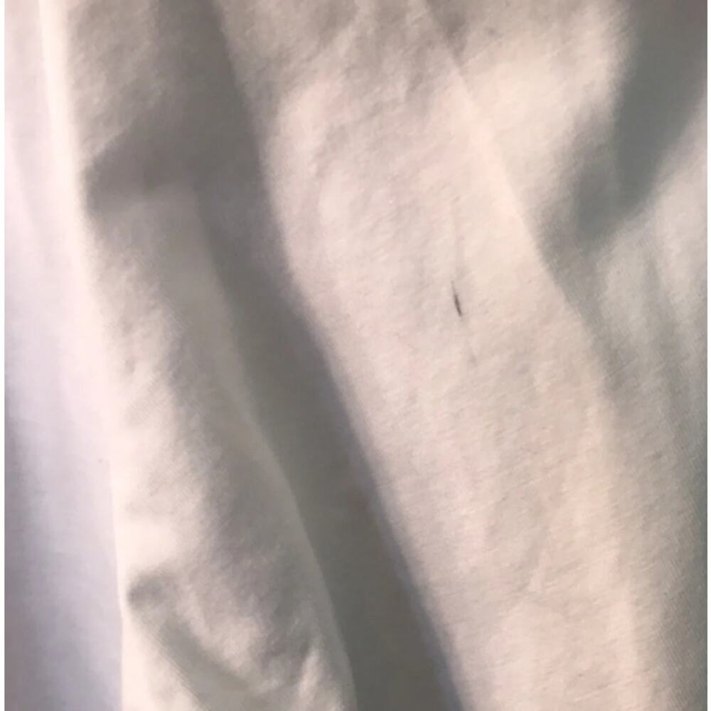 NEW! Lafayette 148 New York Stretch Cotton Tee in WHITE (L) - Picture 9 of 13